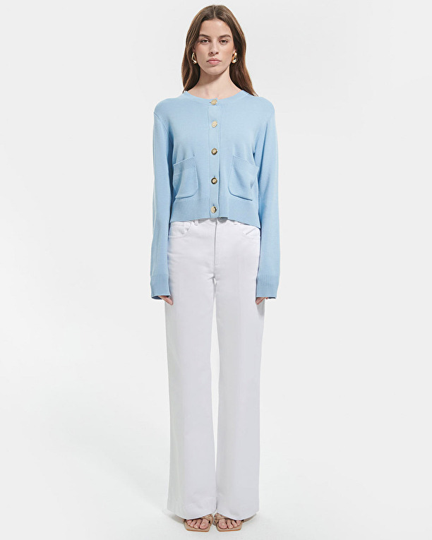 Gilet Gwendoline Gilet ajusté bleu ciel ZAPA