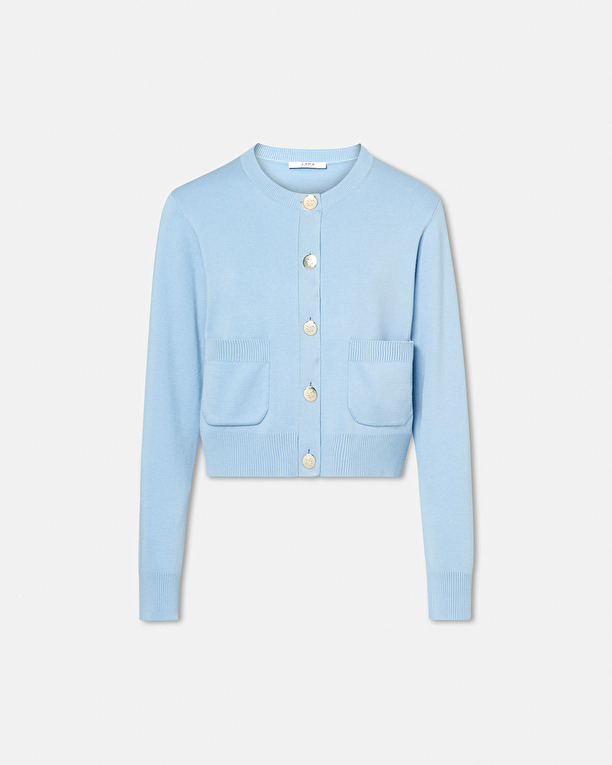 Gilet Gwendoline Gilet ajusté bleu ciel ZAPA