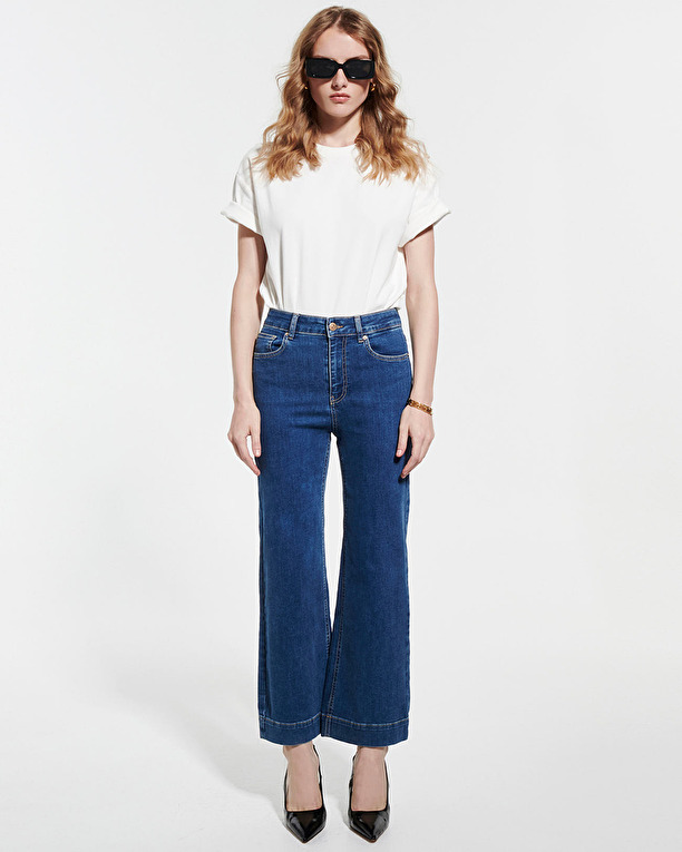 Jean Jani Jean flare stone ZAPA