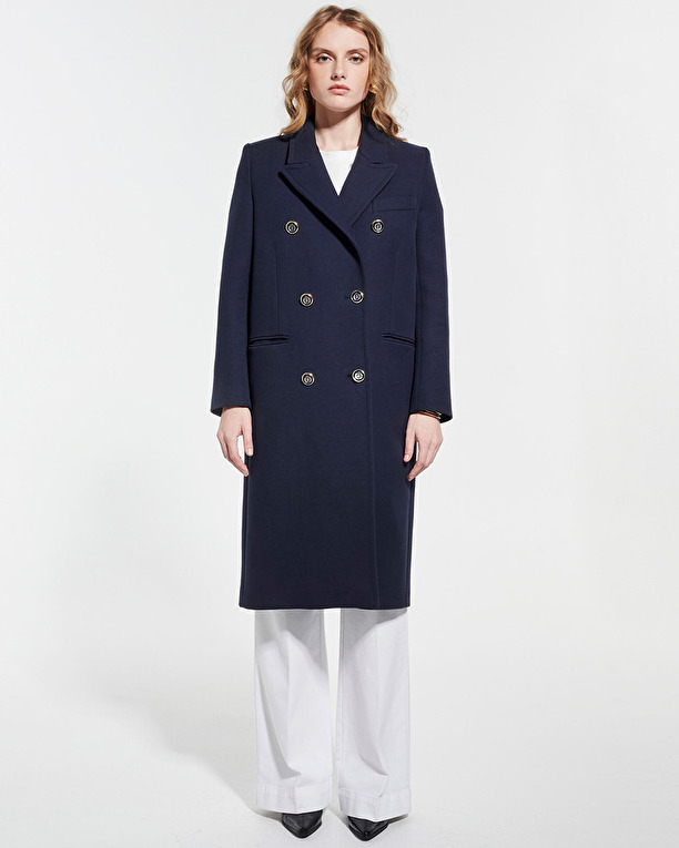 Manteau Marco Manteau long boutons marins dorés ZAPA