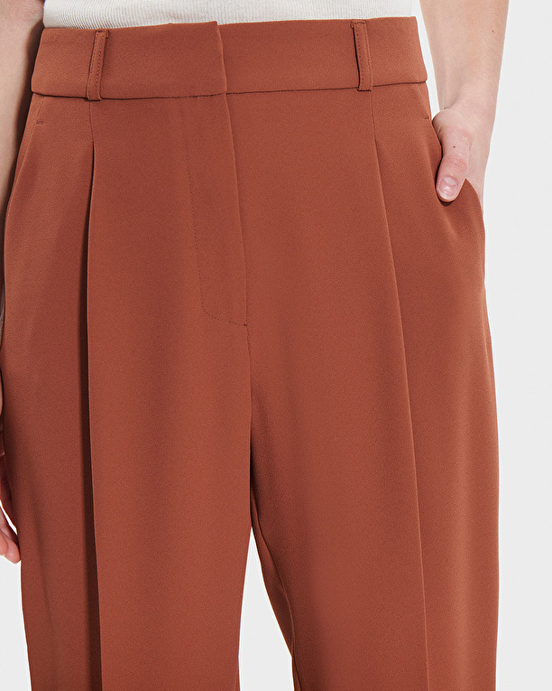 Pantalon Pona Pantalon à pinces rouille ZAPA