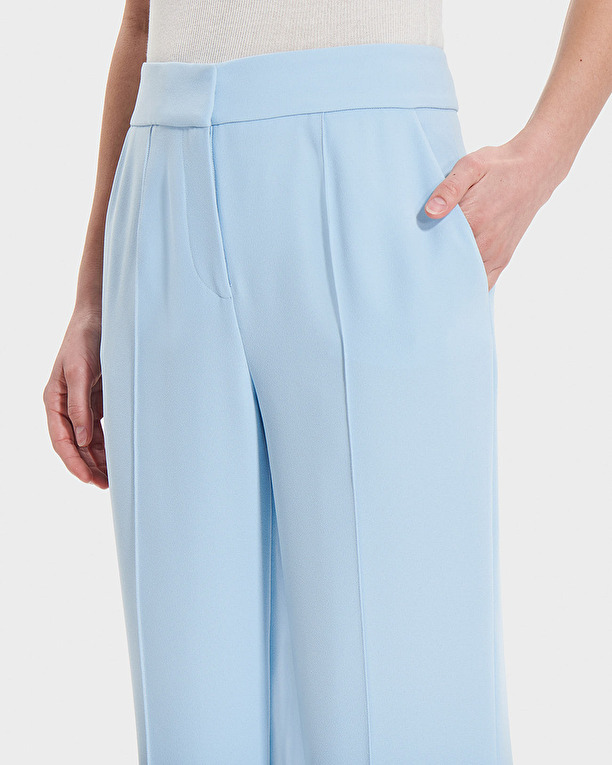 Pantalon Pervenche Pantalon fluide bleu ciel ZAPA