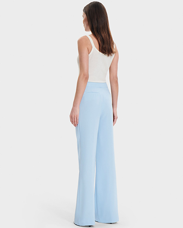 Pantalon Pervenche Pantalon fluide bleu ciel ZAPA