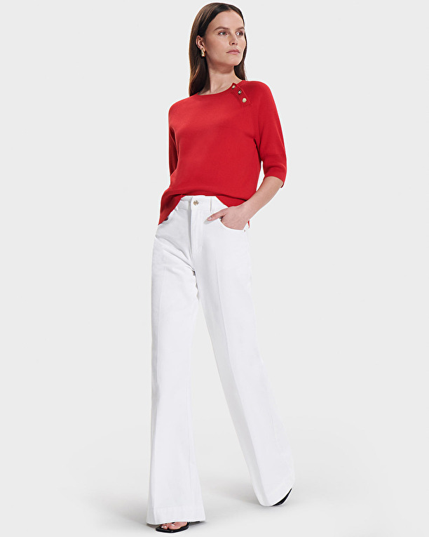 Pull Pauline Pull ajusté rouge ZAPA