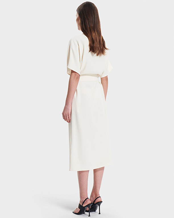 Robe Rafaelle Robe fluide longue écrue ZAPA