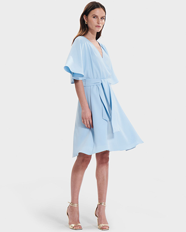 Robe Russel Robe portefeuille bleu ciel ZAPA