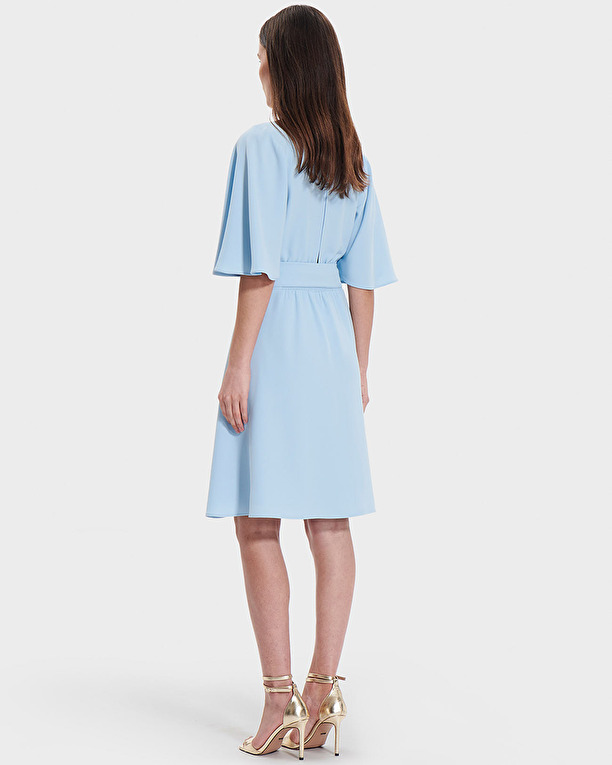 Robe Russel Robe portefeuille bleu ciel ZAPA