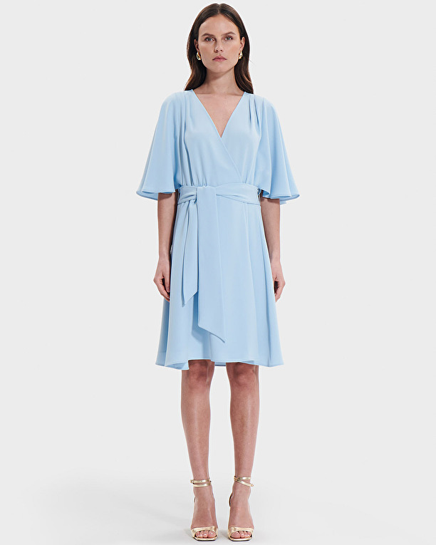 Robe Russel Robe portefeuille bleu ciel ZAPA
