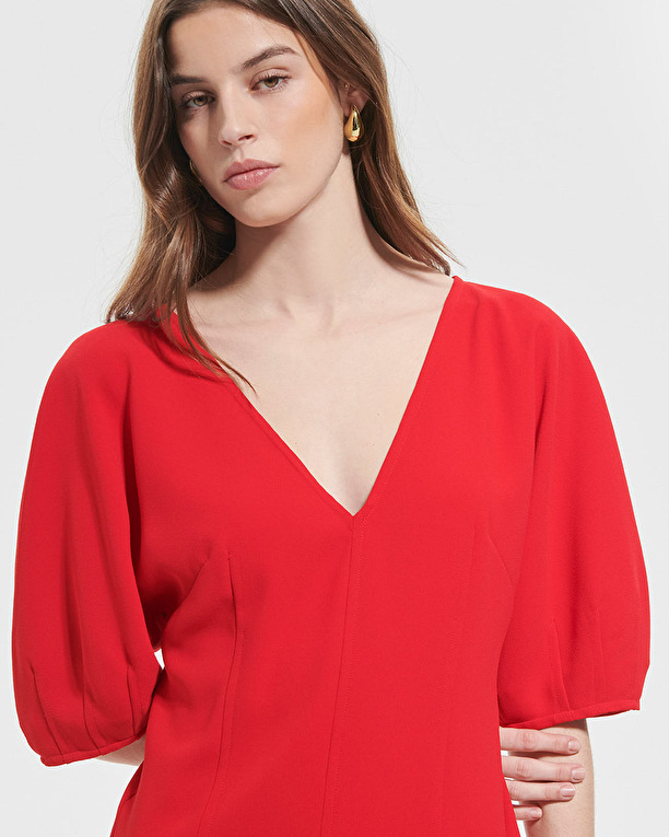 Robe Revia Robe courte rouge ZAPA
