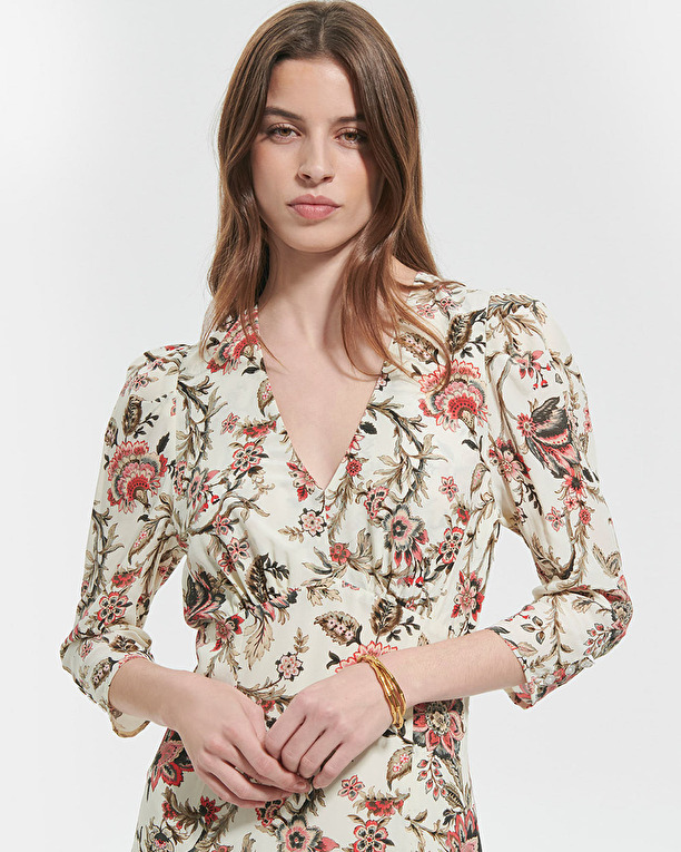 Robe Roanita Robe longue à imprimé floral ZAPA