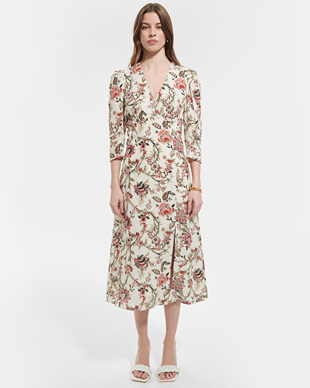 Robe Roanita Robe longue à imprimé floral ZAPA