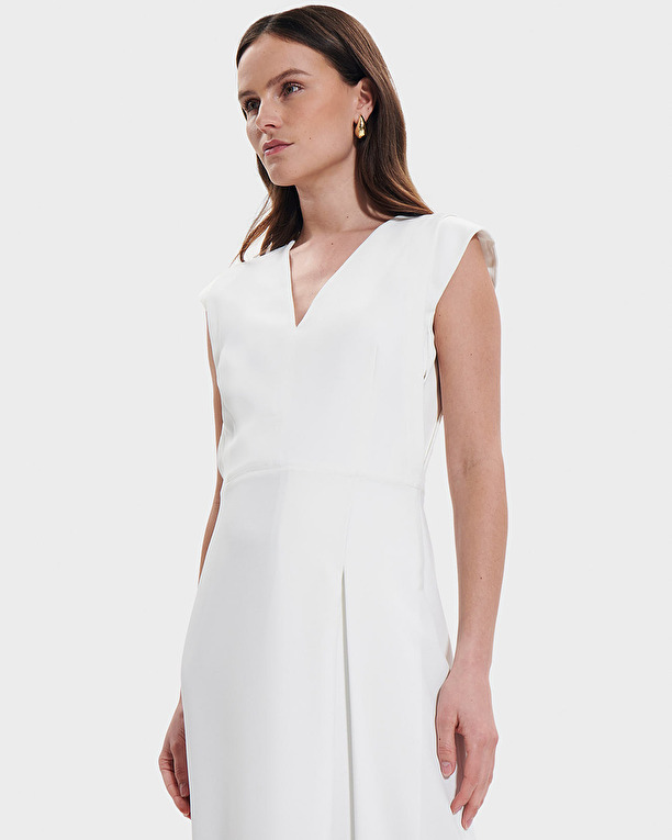 Robe Roussel Robe mi-longue écrue ZAPA