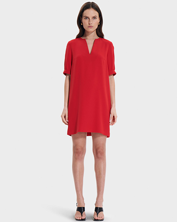 Robe Rhealane Robe droite rouge ZAPA