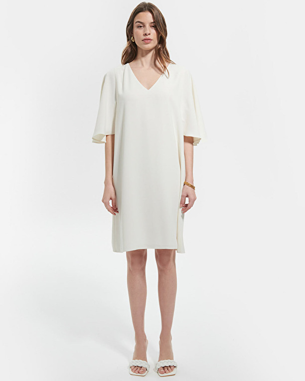 Robe Rubilinda Robe courte écrue ZAPA