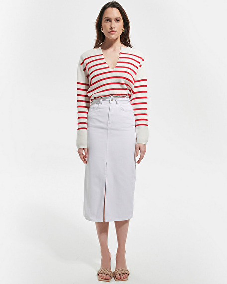 Jupe jude jupe midi en jean zapa