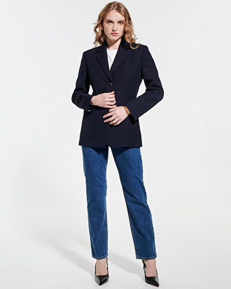 Veste vassili veste simple boutonnage nocturne zapa