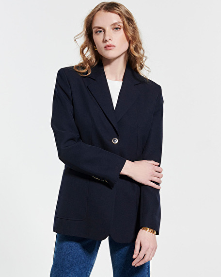 Veste vassili veste simple boutonnage nocturne zapa