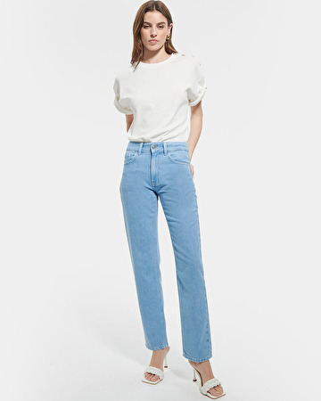 Jean Jayce Jean droit baby blue ZAPA