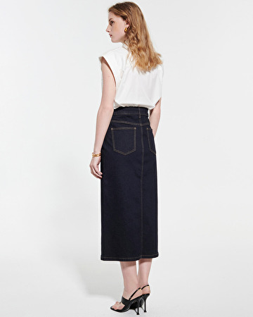 Jupe Jude Jupe midi en denim ZAPA