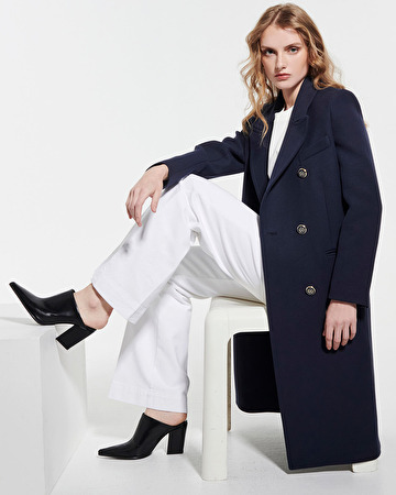 Manteau Marco Manteau long boutons marins dor&eacute;s ZAPA