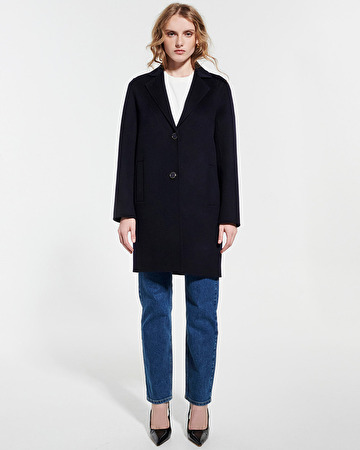 Manteau Matila Manteau mi-long lainage double face ZAPA