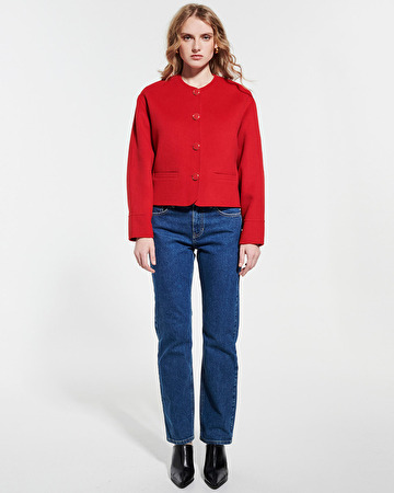 Manteau Minsk Manteau en laine rouge ZAPA