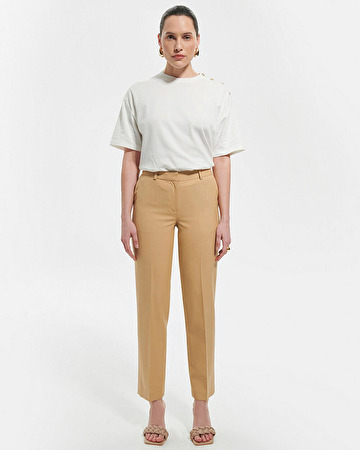 Pantalon Paul Pantalon droit beige ZAPA