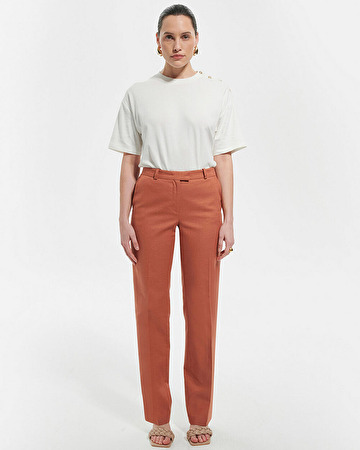 Pantalon Peete Pantalon l&eacute;ger cognac ZAPA