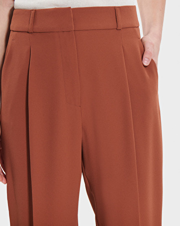 Pantalon Pona Pantalon &agrave; pinces rouille ZAPA