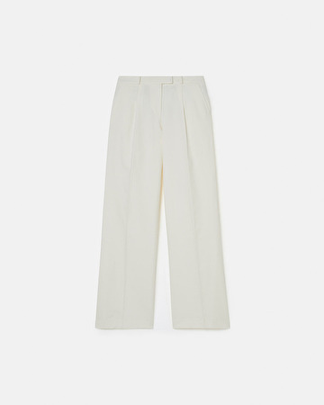 Pantalon Pleyel Pantalon fluide &eacute;cru ZAPA