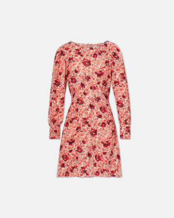 Robe Ranae Robe courte fluide à imprimé rétro ZAPA