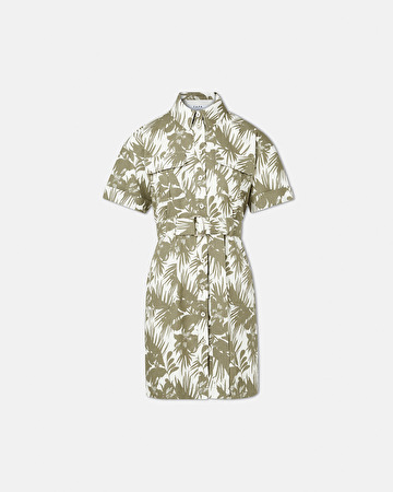 Robe Royo Robe saharienne à imprimé tropical ZAPA