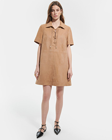 Robe Rosalia Robe courte en su&egrave;de ZAPA