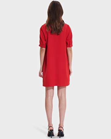 Robe Rhealane Robe droite rouge ZAPA