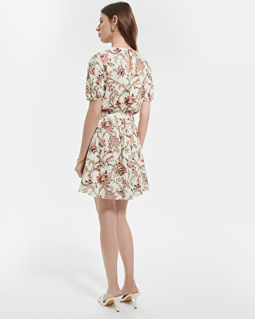 Robe Russelina Robe portefeuille &agrave; imprim&eacute; floral ZAPA