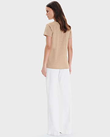 Top Tasmanie Top jersey beige ZAPA
