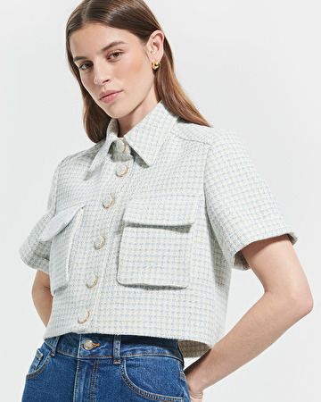Veste Vahiné Veste courte en tweed ZAPA