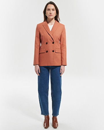 Veste Veneziana Veste tailleur cognac ZAPA