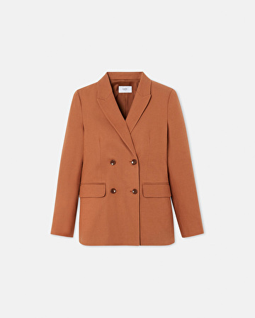 Veste Veneziana Veste tailleur cognac ZAPA