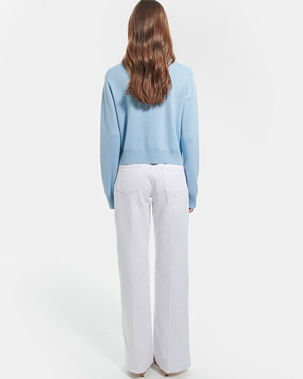 Gilet Gwendoline Gilet ajust&eacute; bleu ciel ZAPA
