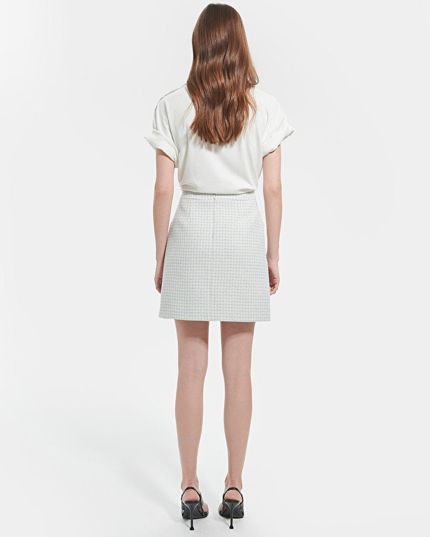 Jupe Jeralda Jupe courte en tweed ZAPA