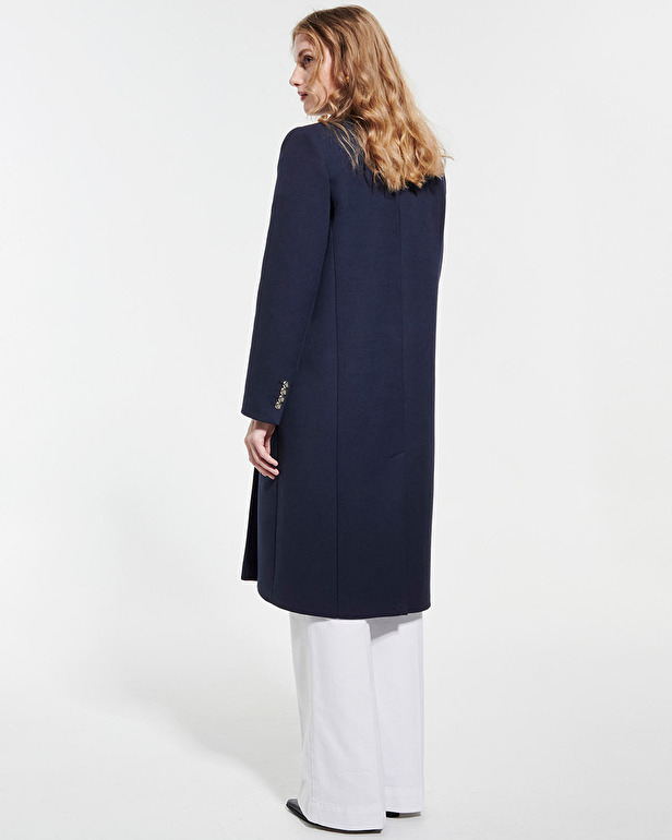 Manteau Marco Manteau long boutons marins dor&eacute;s ZAPA