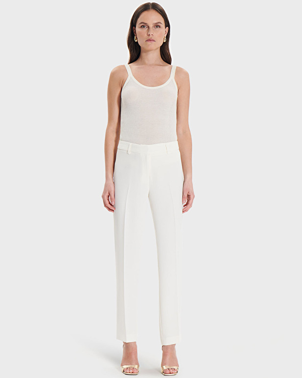 Pantalon Paul Pantalon droit &eacute;cru ZAPA