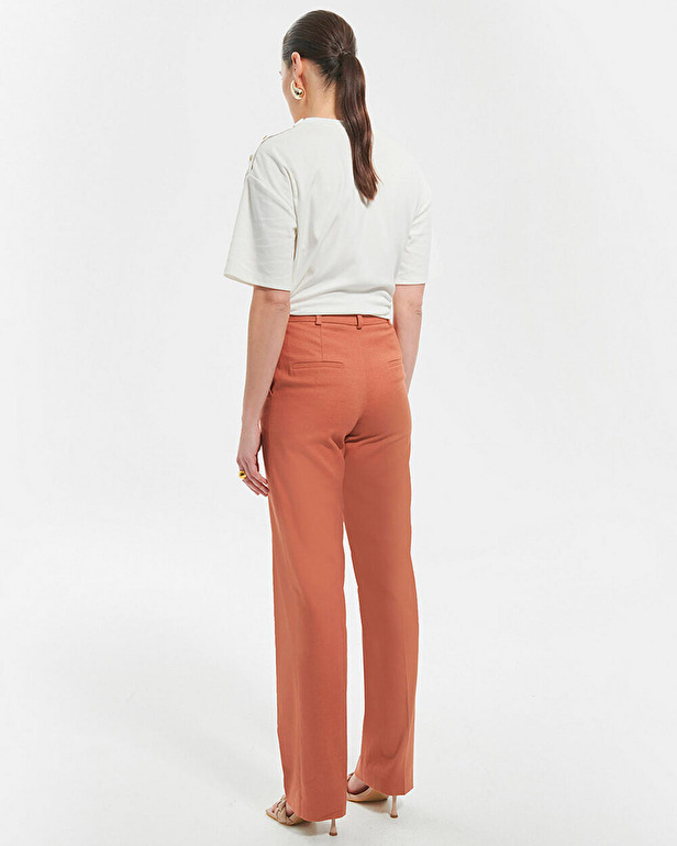 Pantalon Peete Pantalon l&eacute;ger cognac ZAPA