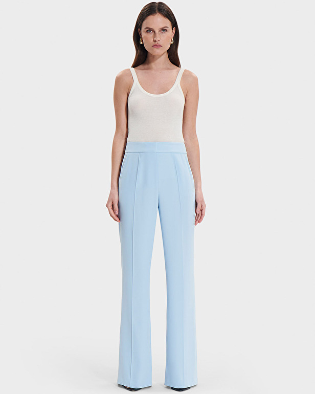 Pantalon Pervenche Pantalon fluide bleu ciel ZAPA