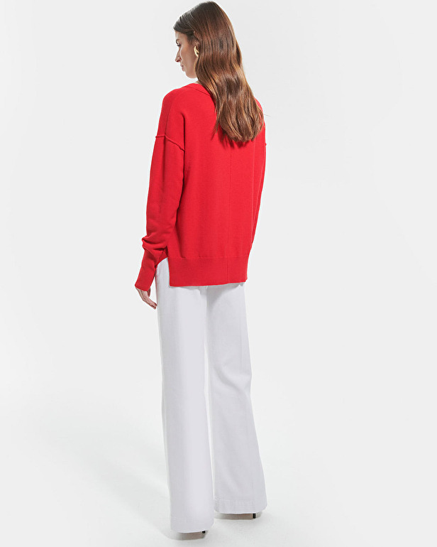 Pull Pucci Pull col V rouge ZAPA