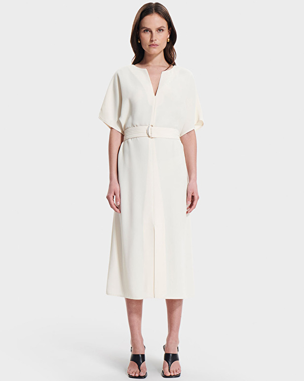 Robe Rafaelle Robe fluide longue &eacute;crue ZAPA