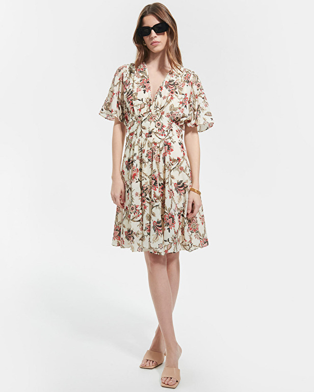 Robe Roswell Robe courte &agrave; imprim&eacute; floral ZAPA