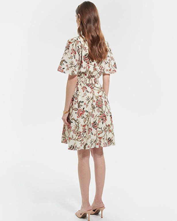 Robe Roswell Robe courte &agrave; imprim&eacute; floral ZAPA