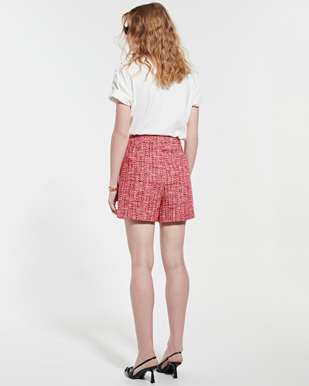 Short Seoul Short en tweed rose ZAPA